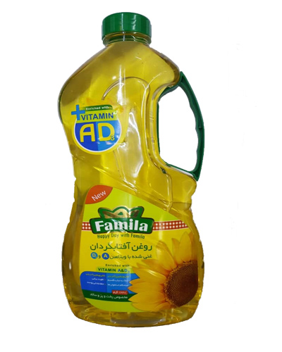 روغن آفتابگردان فامیلا 1620گرمی پخت وپز