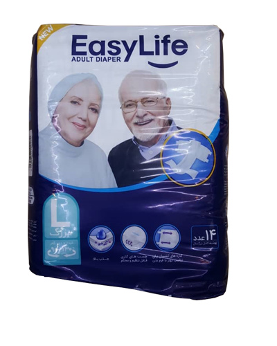 پوشینه ایزی لایف بزرگسال 14عددی بزرگ