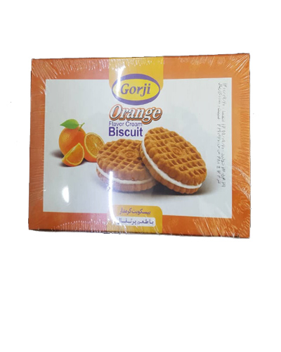 بیسکویت کرمدار گرجی 380گرم پرتقالی
