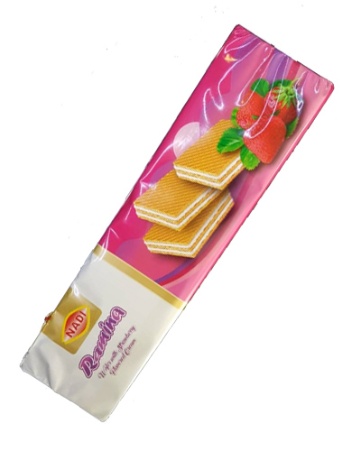 ویفر توت فرنگی نادی 75گرمی