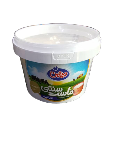 ماست سنتی میهن 900گرمی سرشیردار سطلی