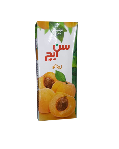 آبمیوه زردآلو سن ایچ 200cc پاکتی