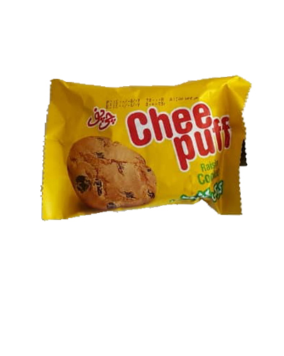 کیک کوکی چی توز 50گرمی کشمشی چی پف