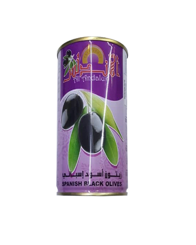 کنسرو زیتون سیاه الاندلس 200گرمی قوطی