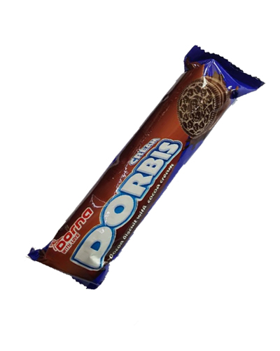 بیسکویت کرمدار کاکائو درنا 120گرمی دربیس 10عددی