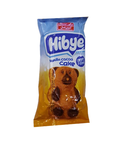 کیک خرسی های بای شیرین عسل 45گرمی وانیلی