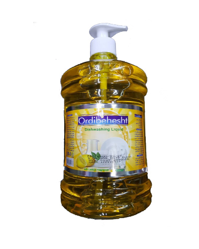 مایع ظرفشویی اردیبهشت یک لیتر پمپی لیمویی