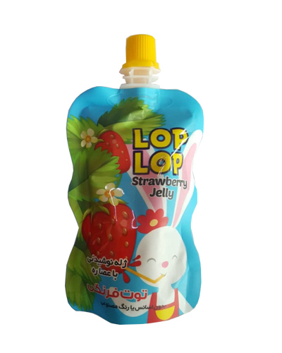 ژله نوشیدنی لپ لپ 100گرمی دربدار
