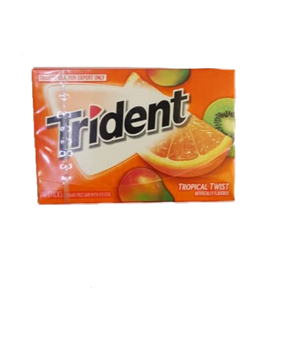 آدامس پرتقال کیوی تریدنت 14عددی