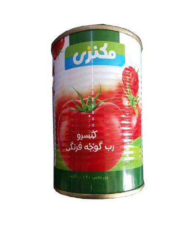 ربگوجه فرنگی مکنزی قوطی 400 گرم