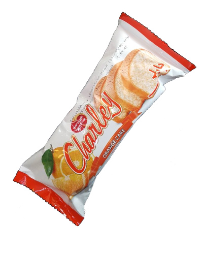 کیک چارلی پرتقالی شیرین نوین 110گرمی