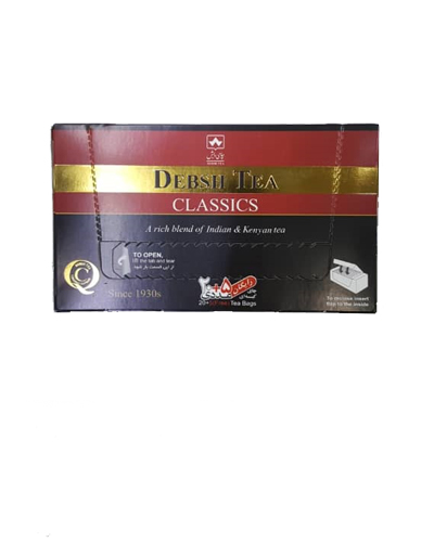 چای کیسه ای دبش 25عددی ساده