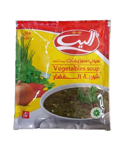 سوپ سبزیجات الیت نیمه آماده 65گرم