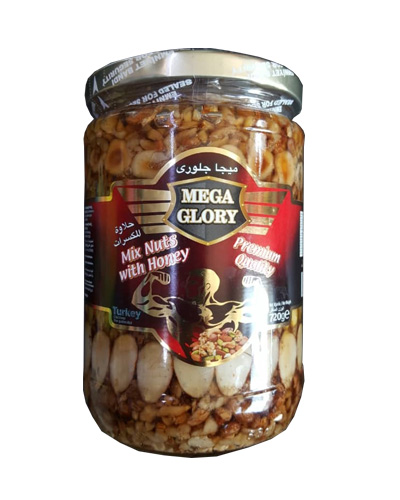 عسل و آجیل تقویتی مگاگلوری 720گرم