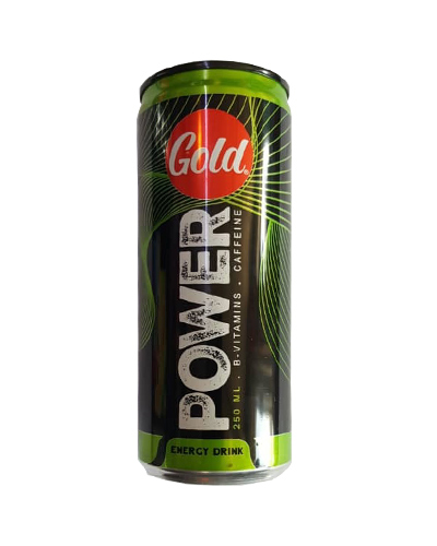 نوشابه انرژی زا پاورگلد 250میلیلیتر ایرانی