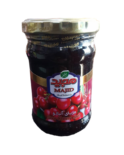 مربای آلبالو مجید 300گرمی شیشه
